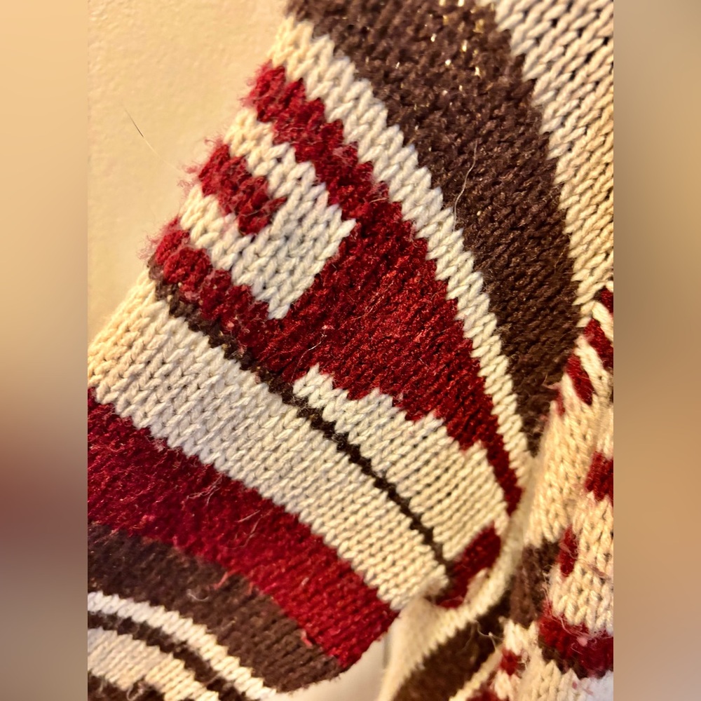 Women's Multicolor Patterned Sweater - image 5